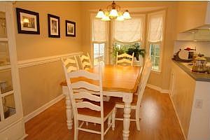 Dining Room with chair rail
