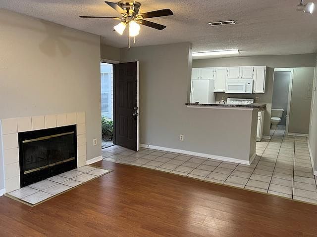 Great room and kitchen