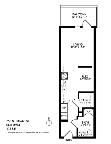 Floor plan Studio