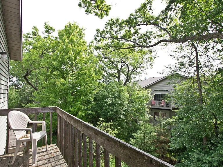 Balcony w/Wood View