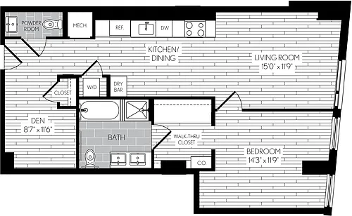 Floor plan A24D