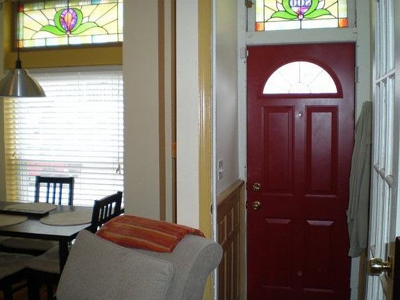 Front entrance & eating nook