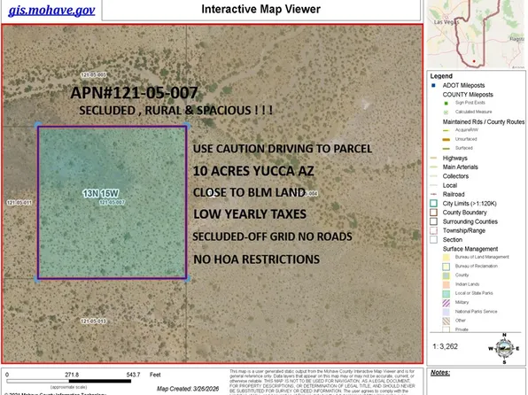 Yucca Rd, Yucca, AZ 86438
