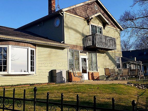 Upper back yard