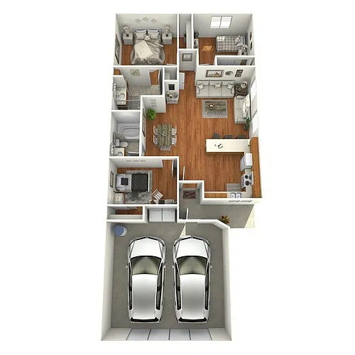 Floor plan 3 Bedroom 2 Bathroom