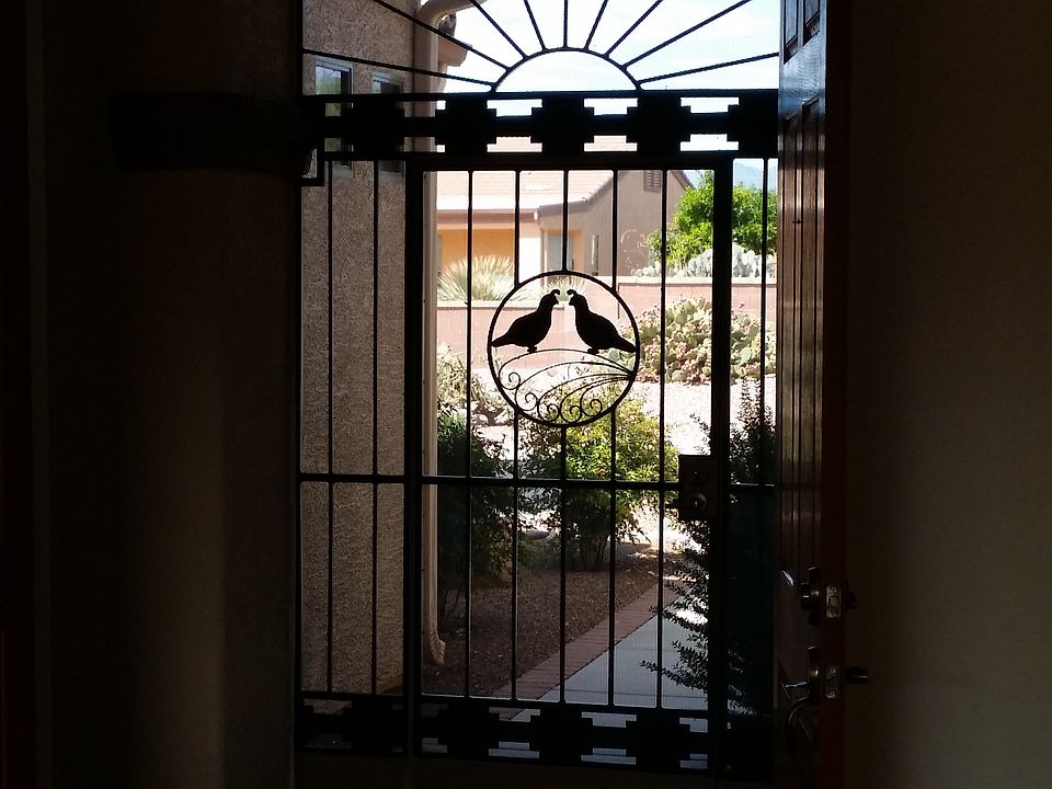 Wrought Iron Front Entry