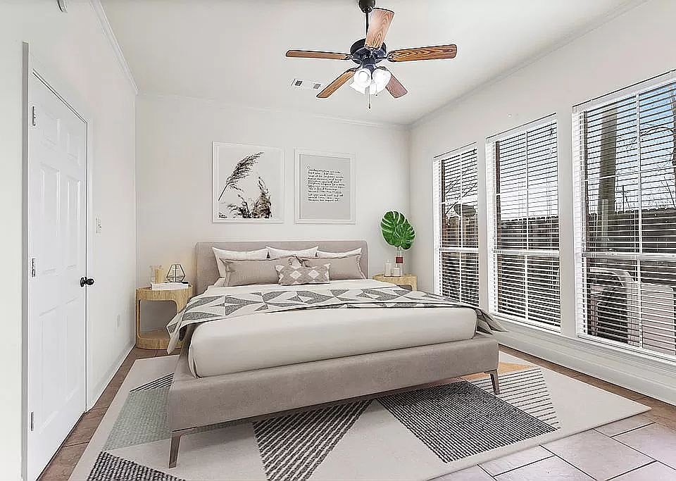 Bedroom with a view! BIG windows!