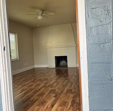 Entering front door into living room