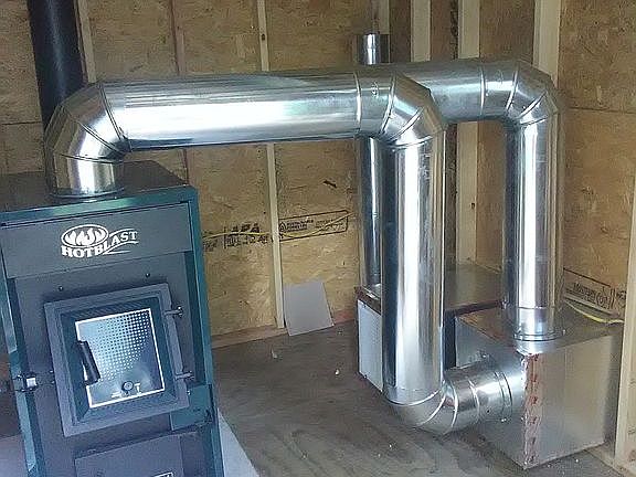 Hot Blast wood burning stove
