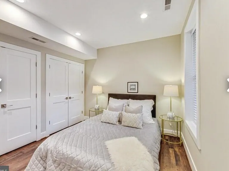 Second bedroom with spacious closet in the lower floor.