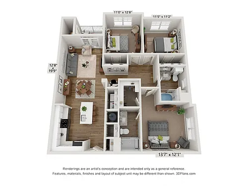 Floor plan Grigsby