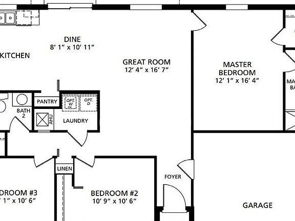 Elevation E - 1st Floor