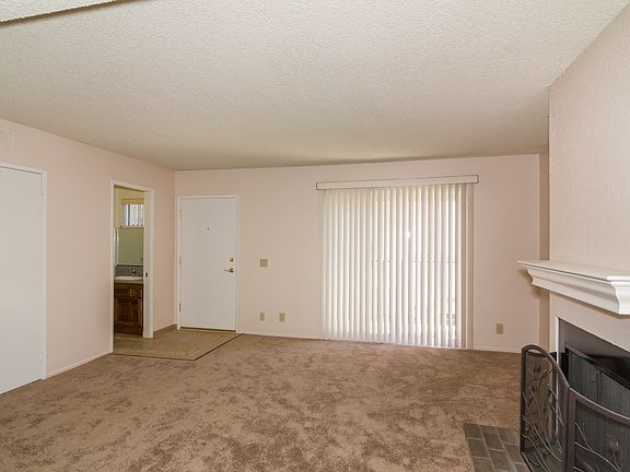 Living room with powder room