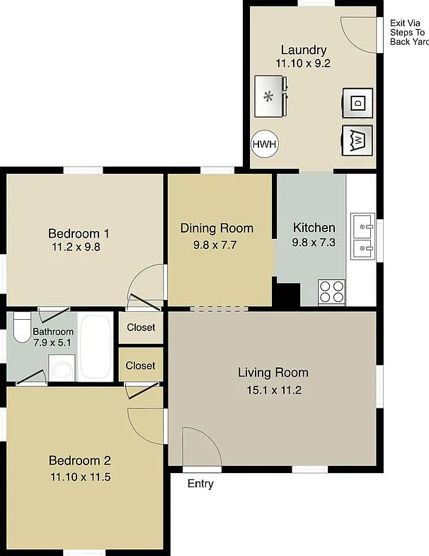 2 bed, 1000 sqft, $1,750 — Photo 2