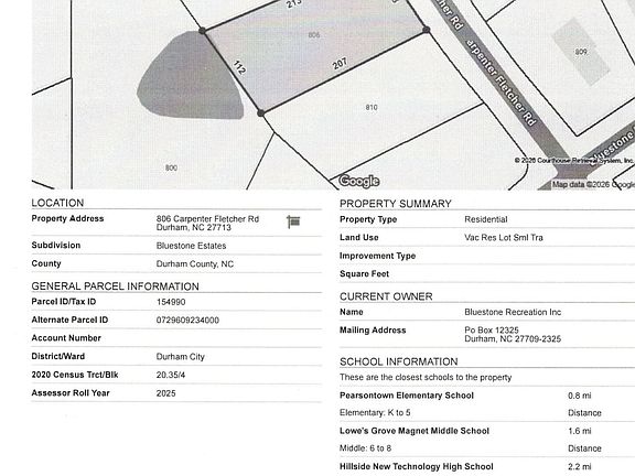 3rd image of 806 Carpenter Fletcher Rd Lot 6