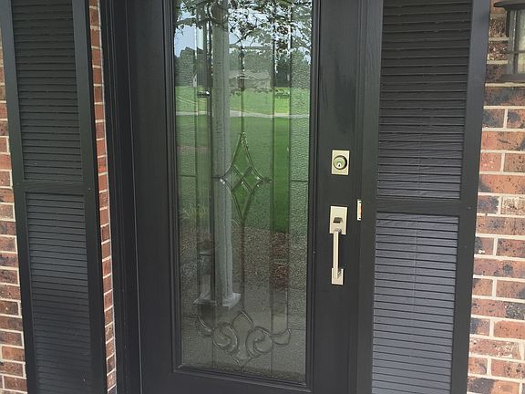 Leaded Glass Front Door