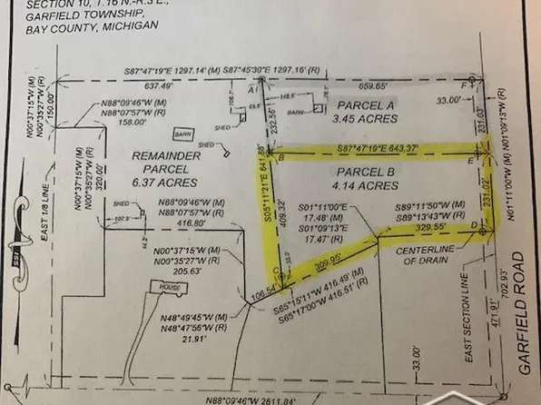 Vacant Land Garfield Rd, Linwood, MI 48634