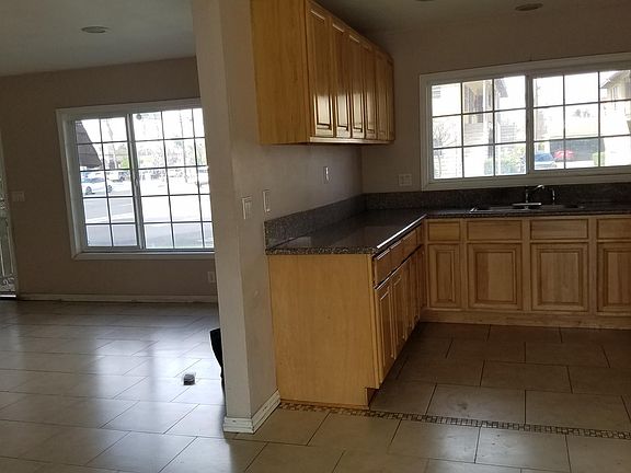 Open kitchen and living room