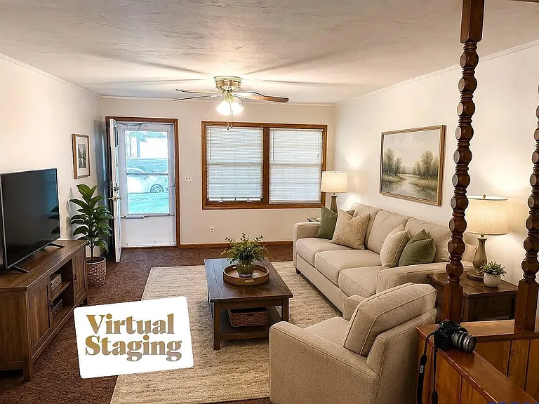 Living Room Staged