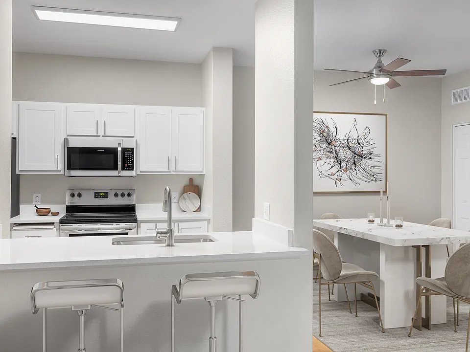 Enjoy sleek finishes and thoughtful details