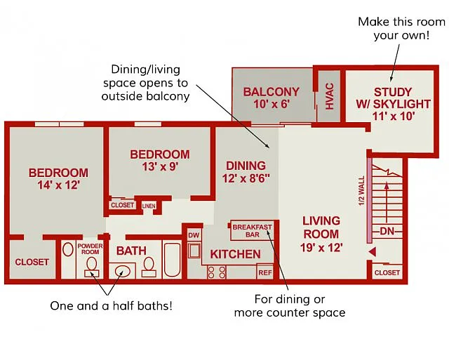 Floor plan Dove