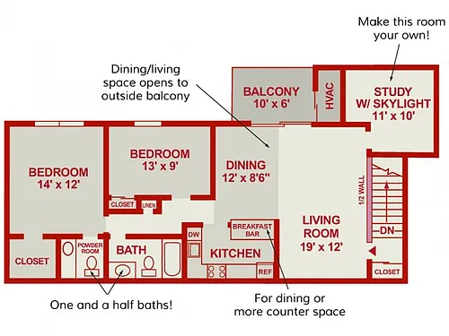Floor plan Dove