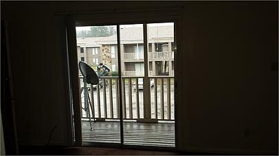 Patios and Balconies have sliding glass doors with blinds
