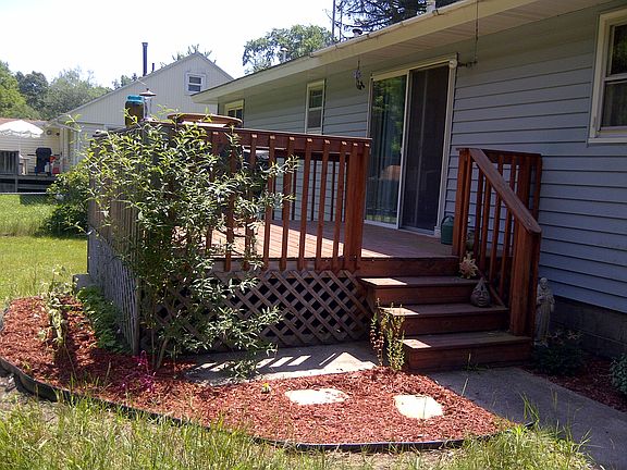 Back Deck with Landscape