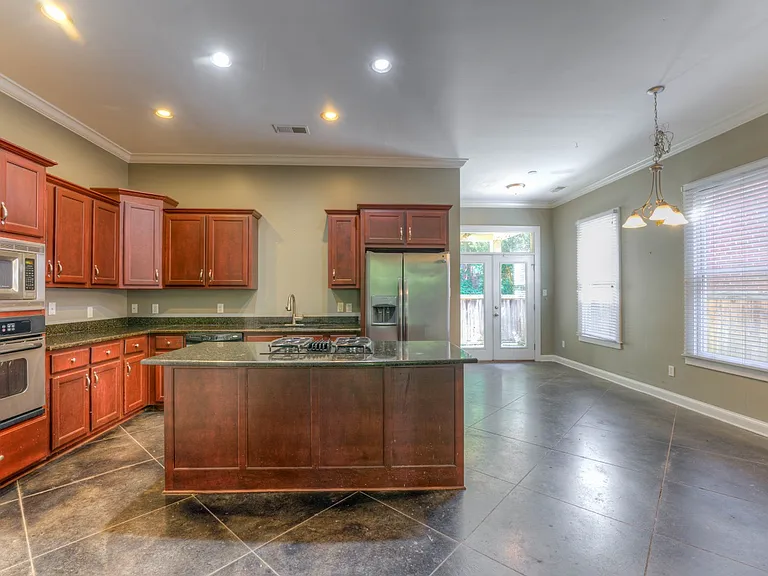 Granite counter tops and stainless steal appliances