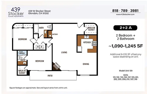 Floor plan 2 and 2 LOFT