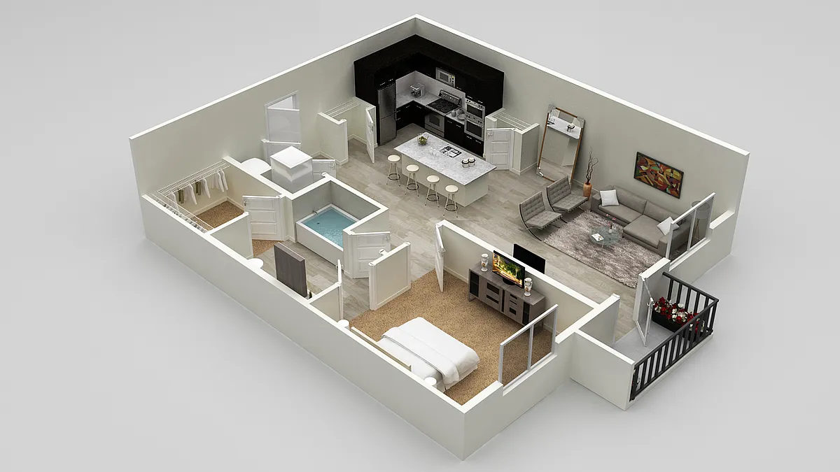Floor plan A1C