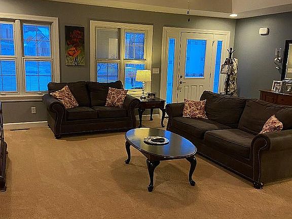 Large open living room