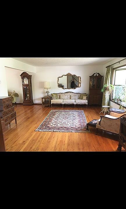 Grand living room off foyer