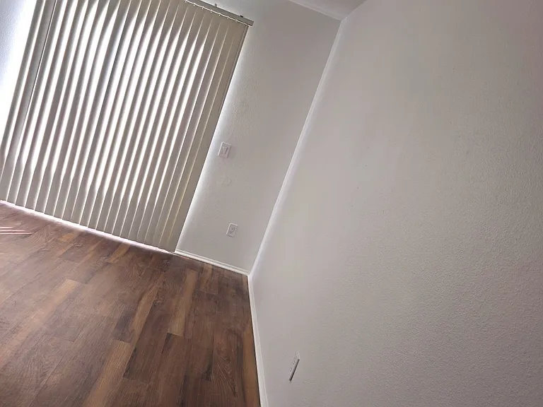 Dining room area and slider door to private patio