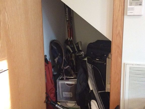 Bonus Storage Area here and in more in laundry room.