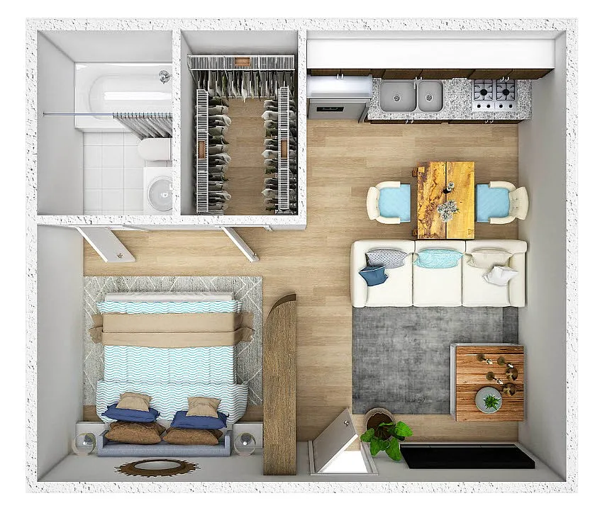 Floor plan Studio