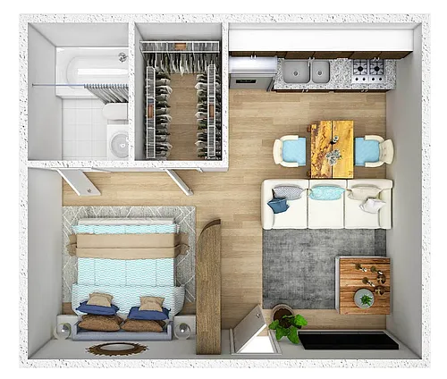 Floor plan Studio