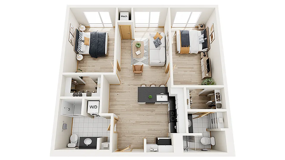 Floor plan Powderhorn