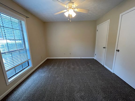 Master bedroom with two closets