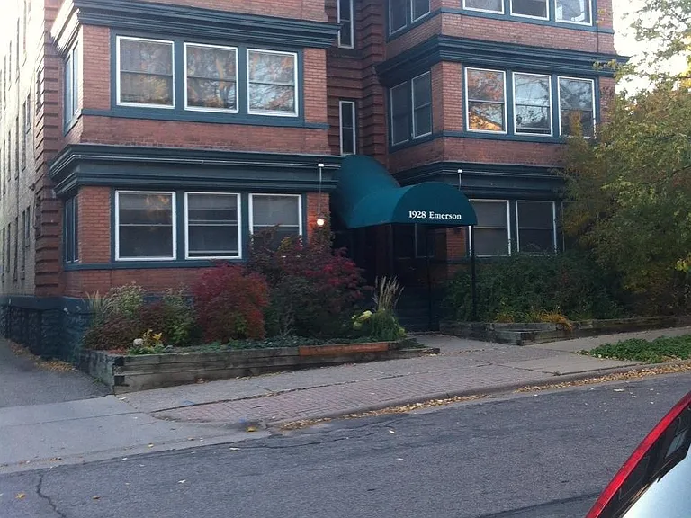 Front of building