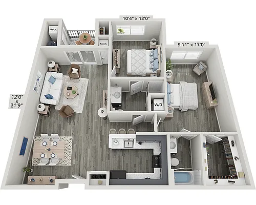 Floor plan Joppa (B2D)