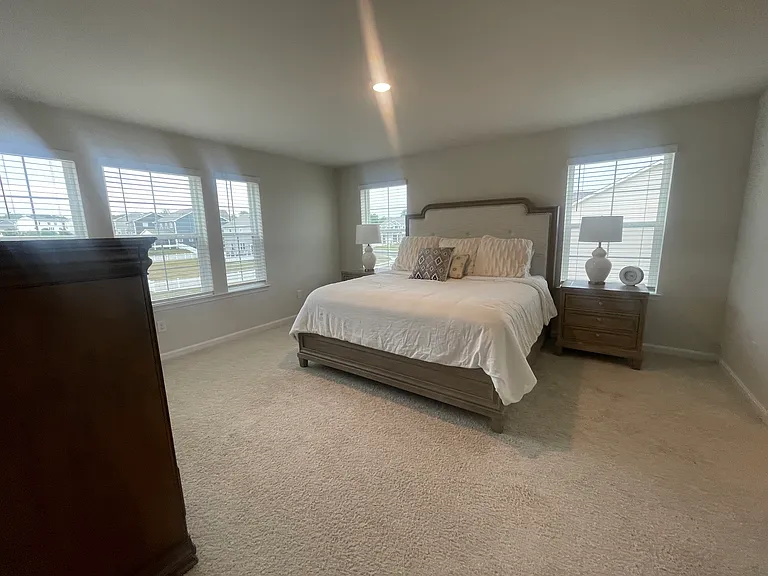 First bedroom (master) upstairs