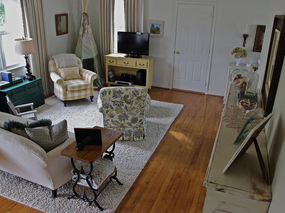 Living Room with Original Hardwood Floors