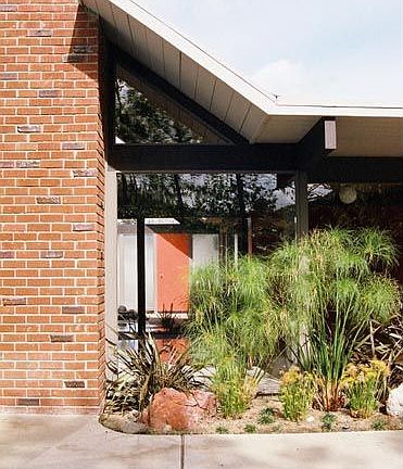 View from pool to atrium