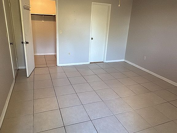 Master bedroom with large walk in closet