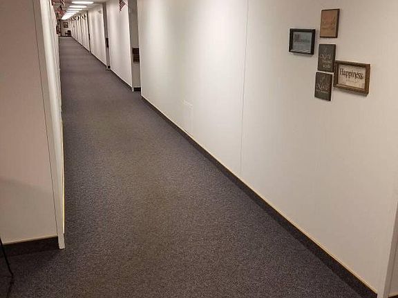 Clean and secure hallways, you're the first door on the left