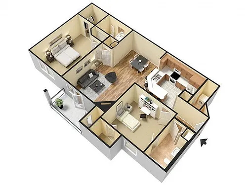 Floor plan The Austin