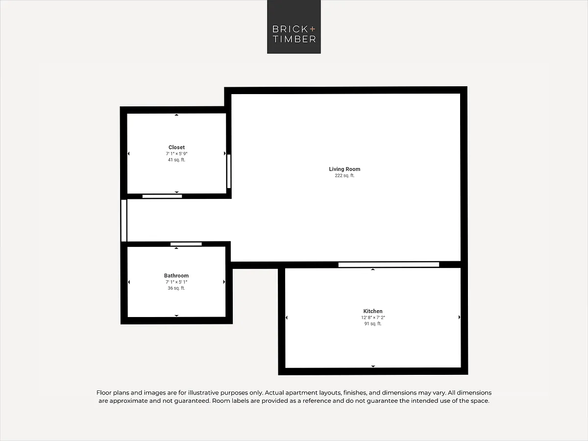 Floor plan Studio