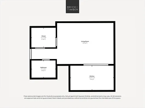Floor plan Studio