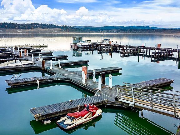 Personal boat slip included.